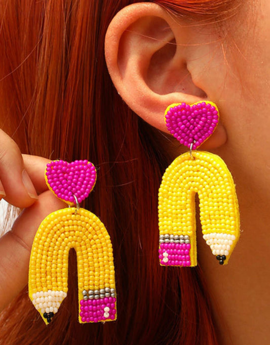 Pencil earrings