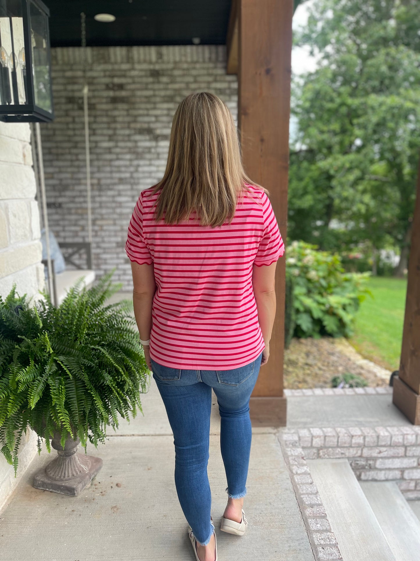 Watermelon Stripe tee