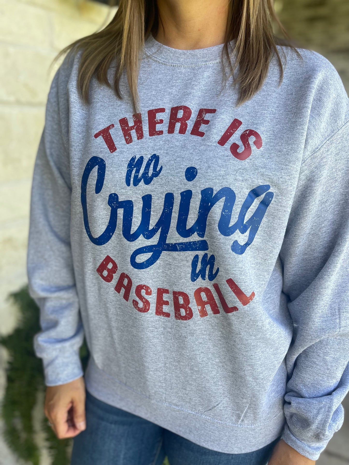 No Crying Sweatshirt