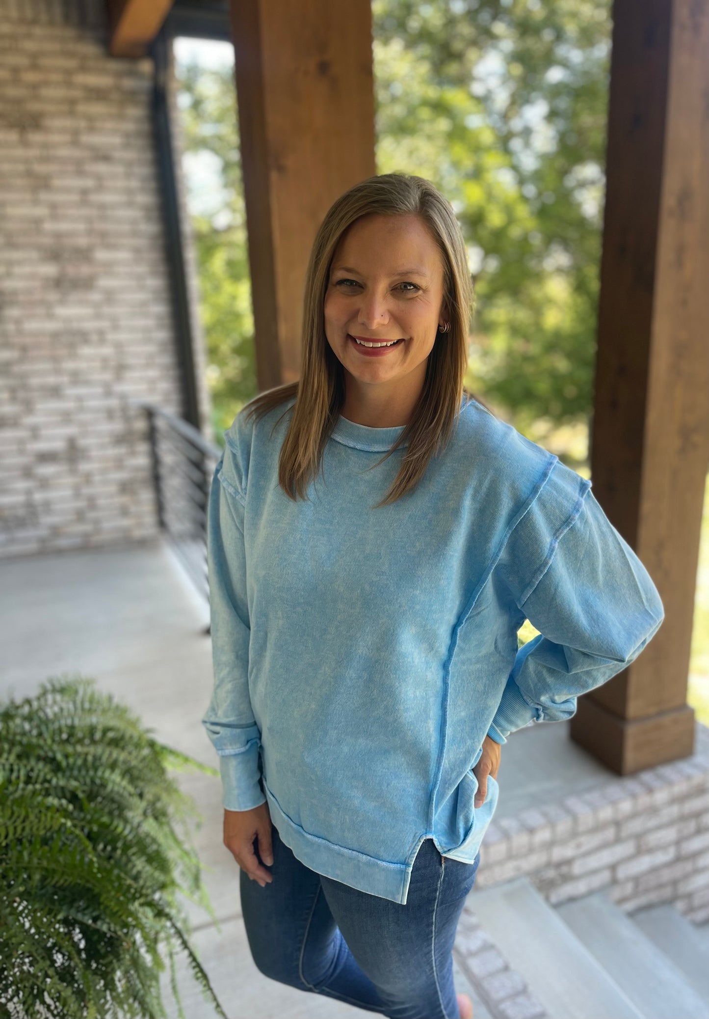 Washed Summer Sweatshirt