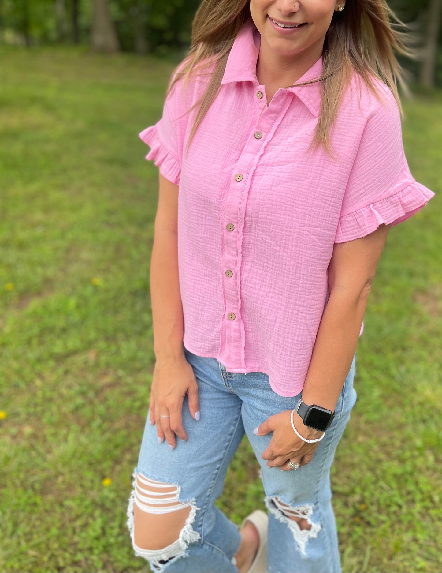 Havanna button up top