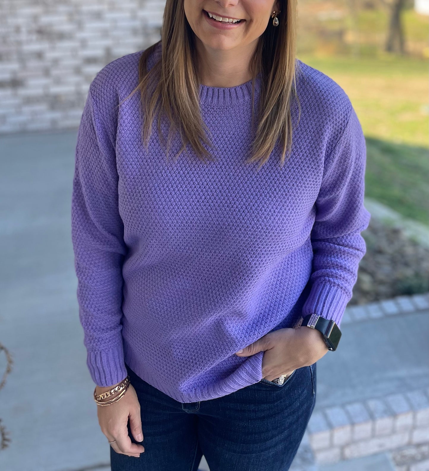 Lavender Gracie Sweater