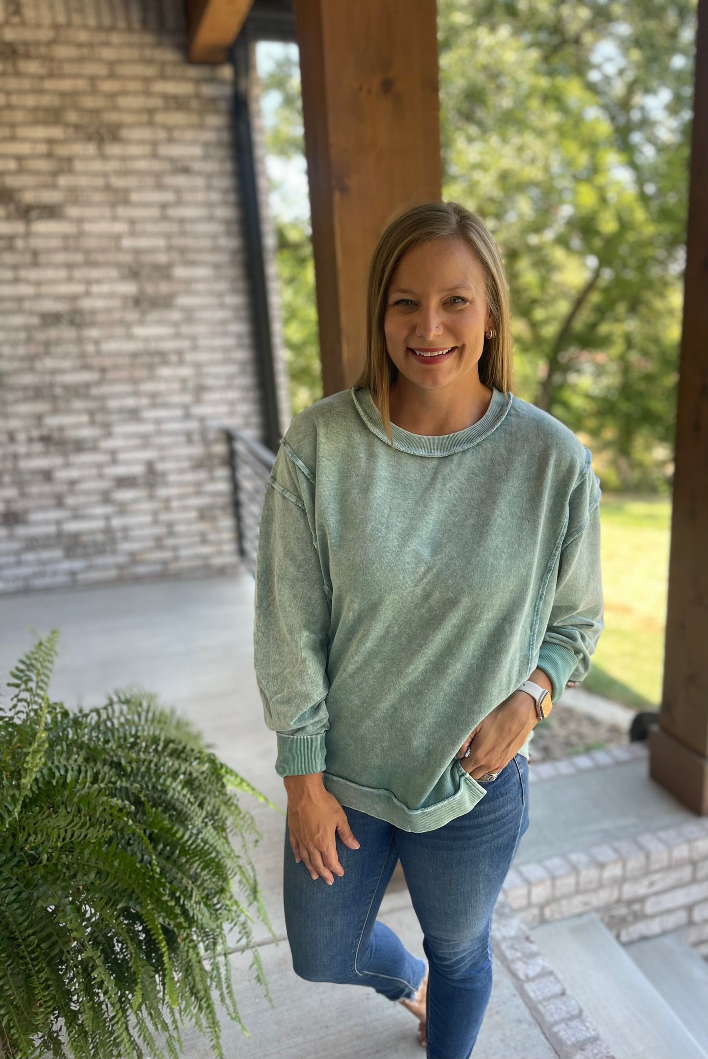 Washed Summer Sweatshirt