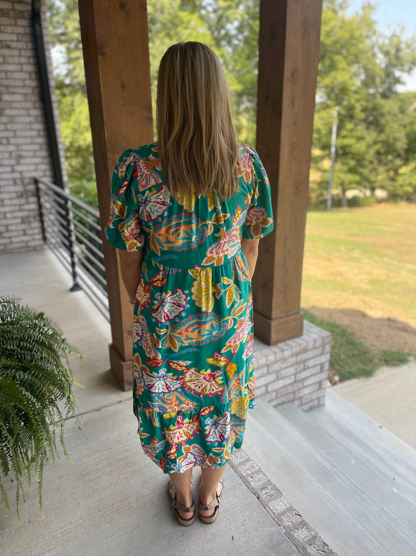 Floral Wave Dress