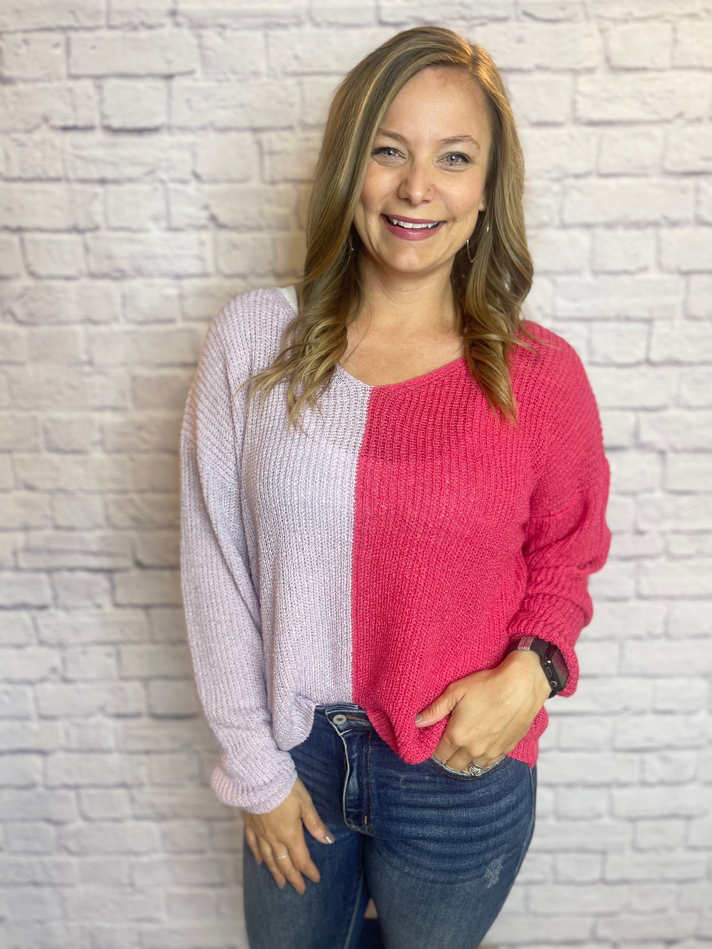 Pink Jaylee sweater