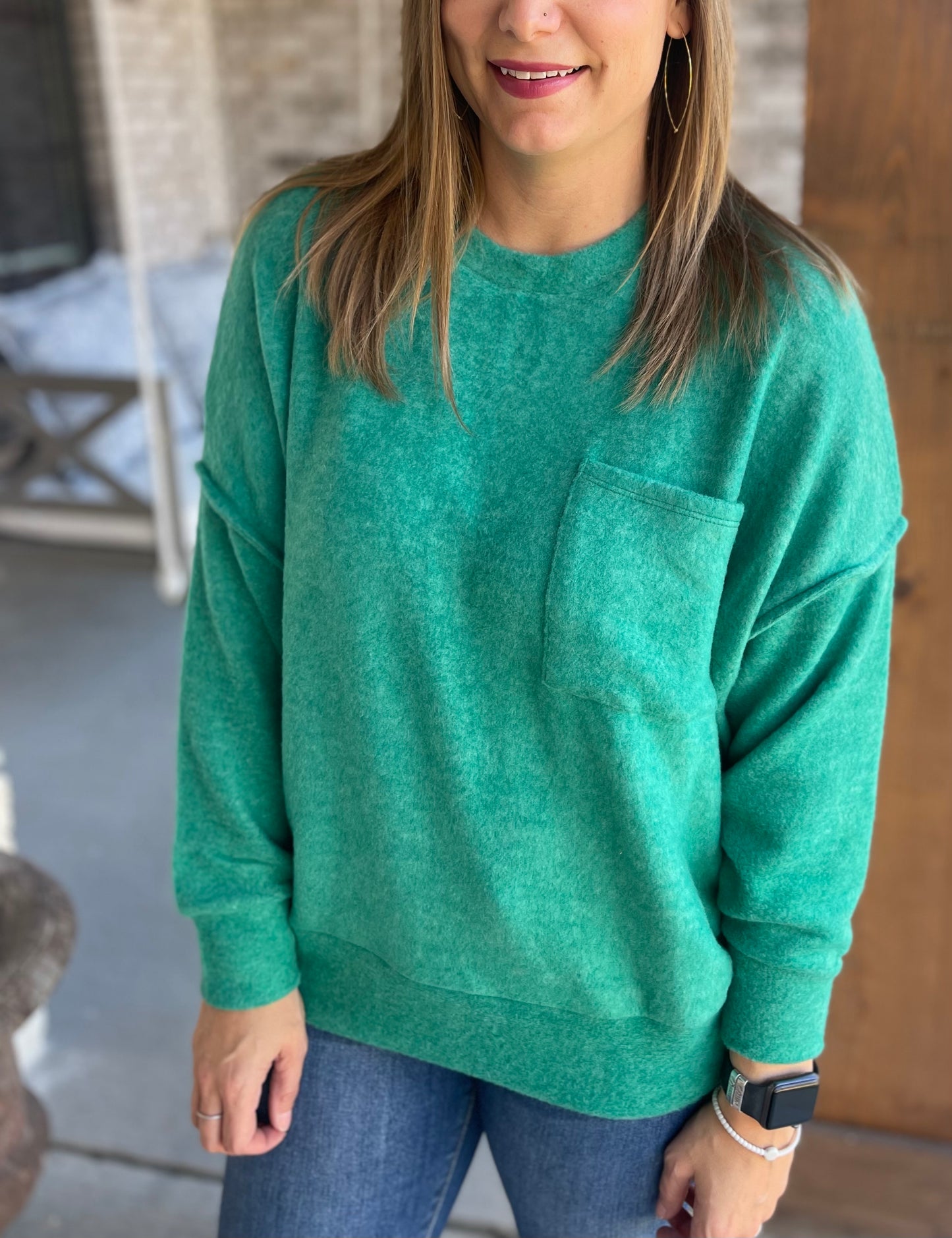Fleece pocket top