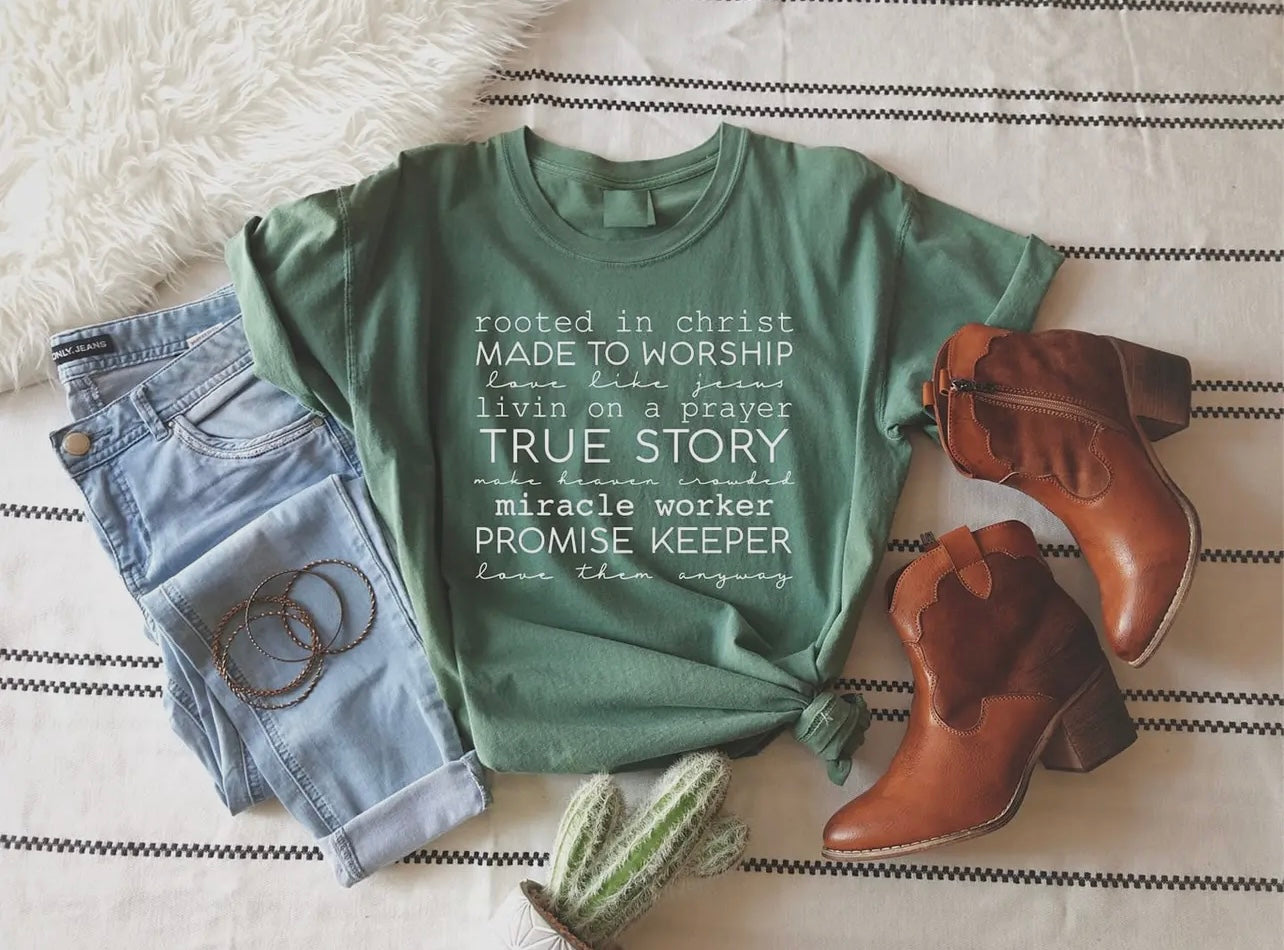 Rooted in Christ tee