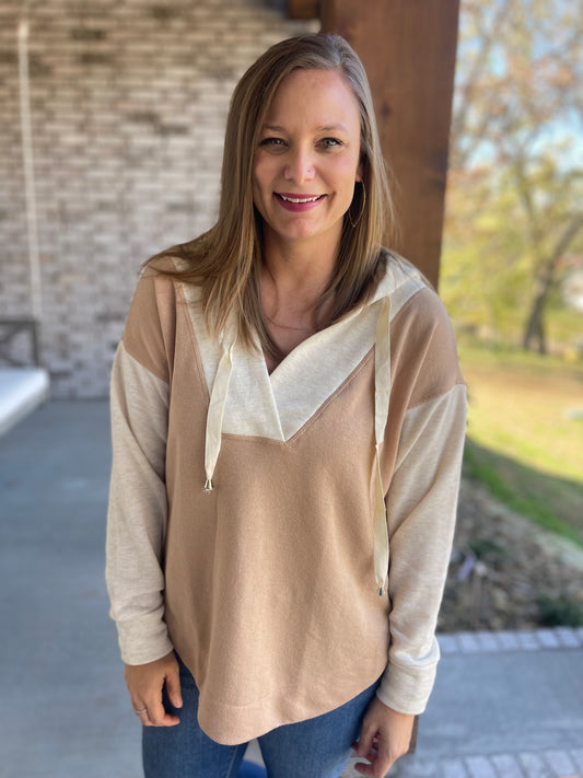 Hooded Neutral top