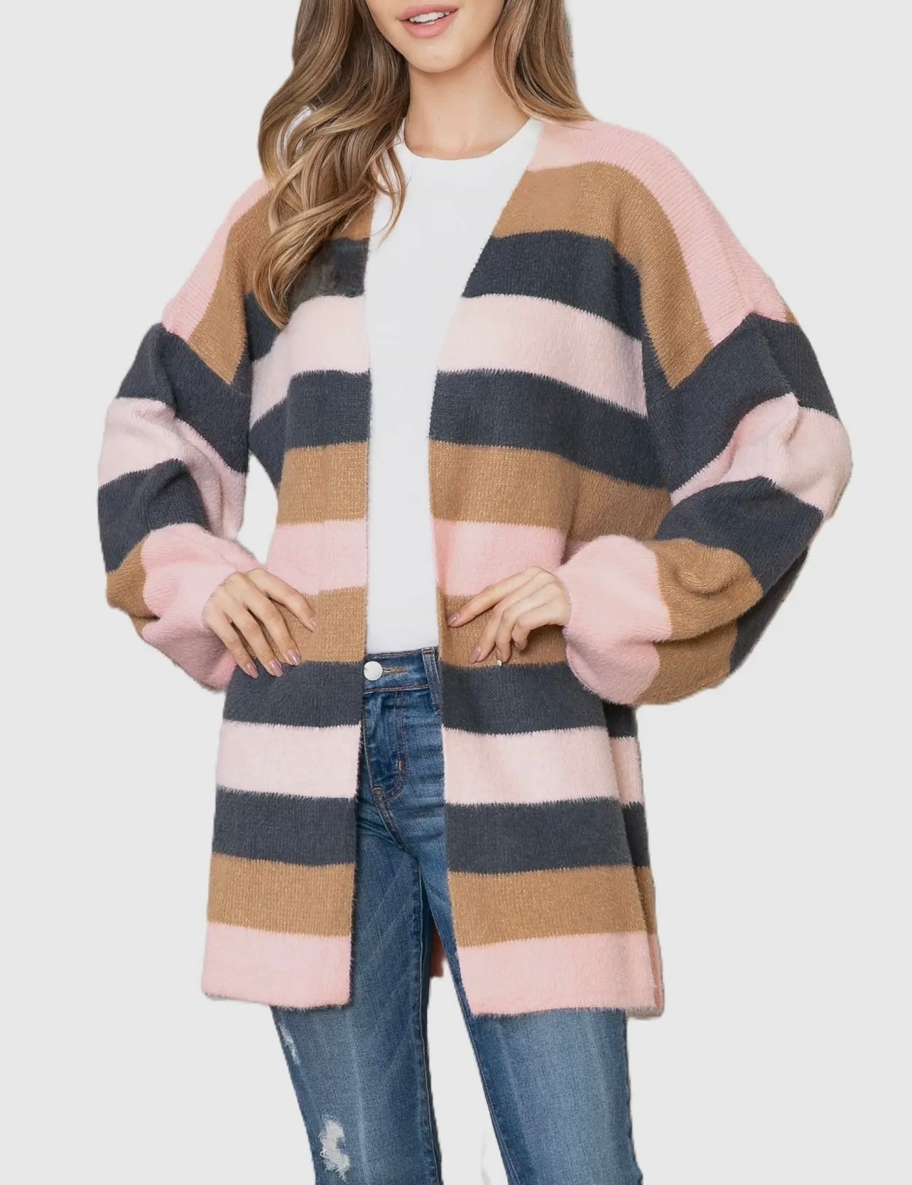 Belmont Stripe cardigan
