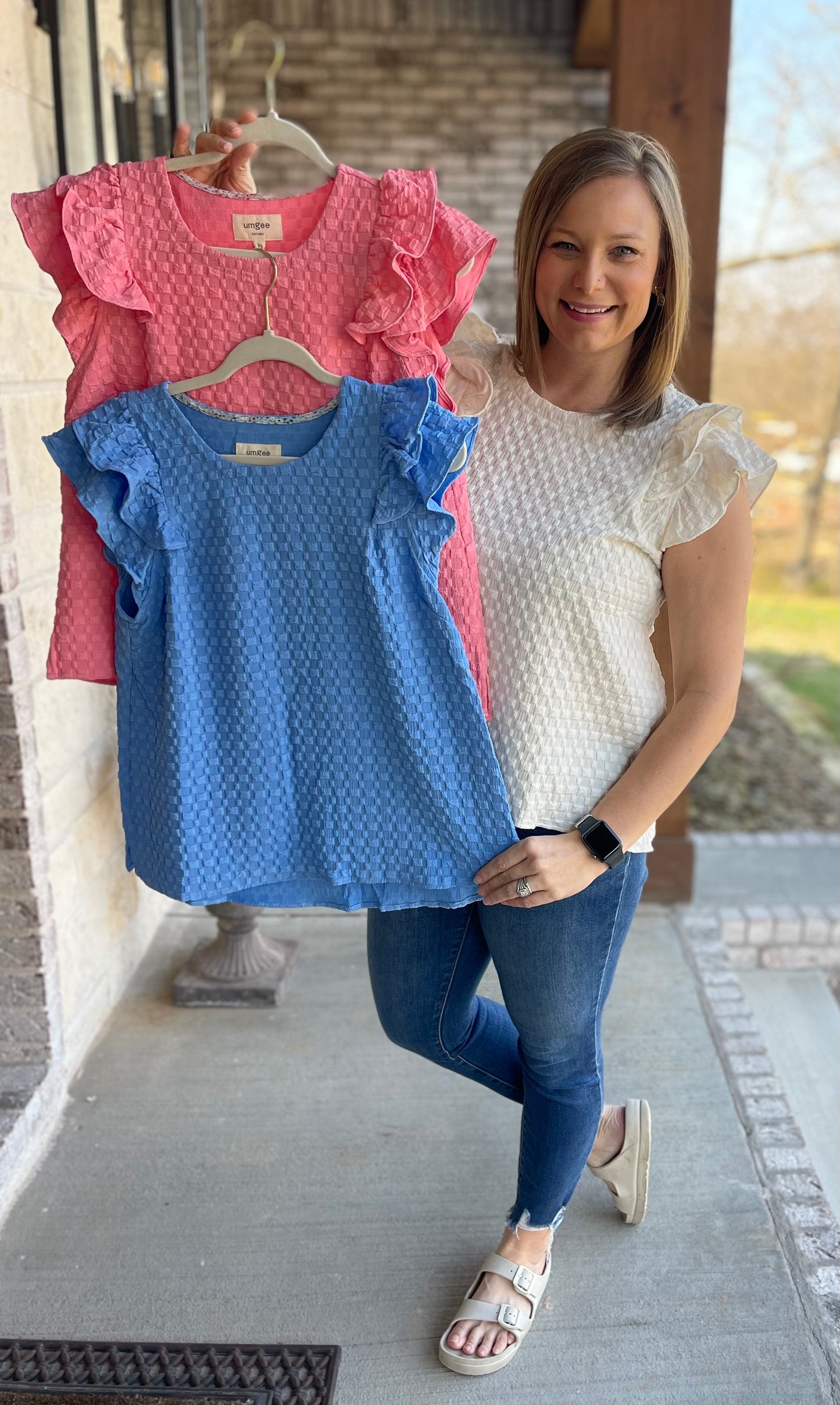 Abby Textured Flutter