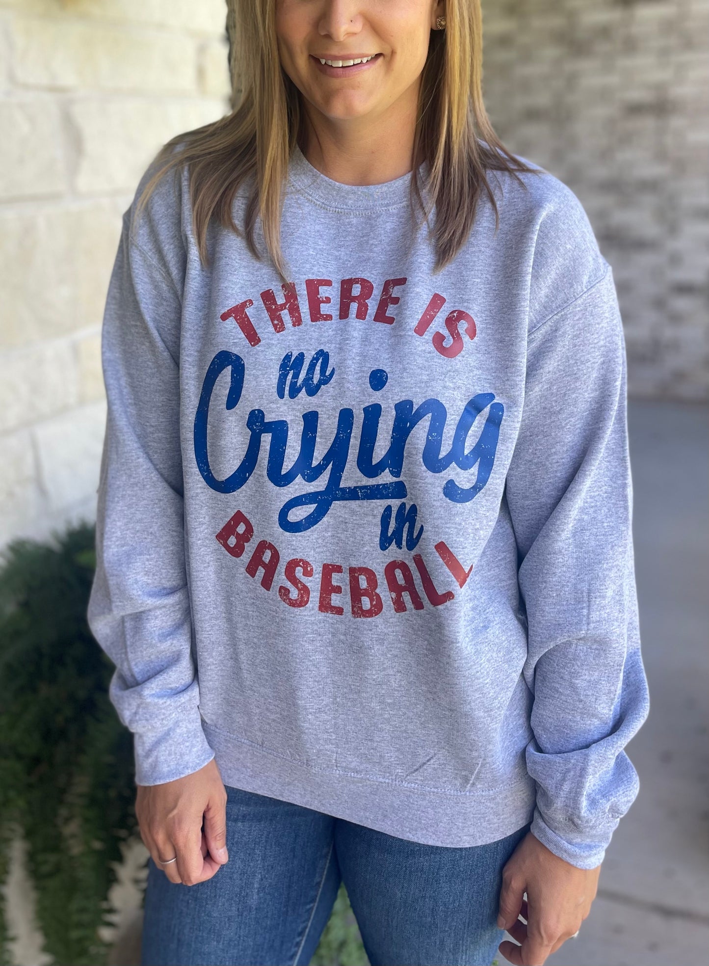 No Crying Sweatshirt