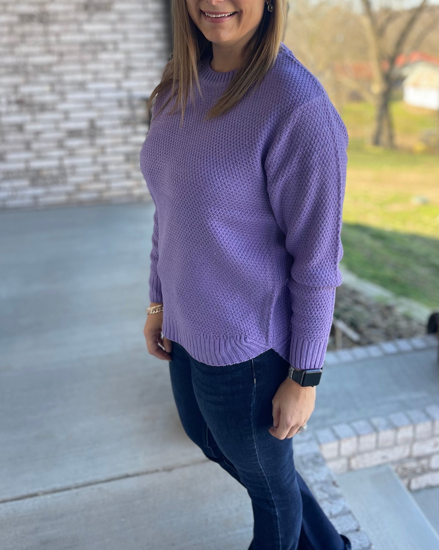 Lavender Gracie Sweater