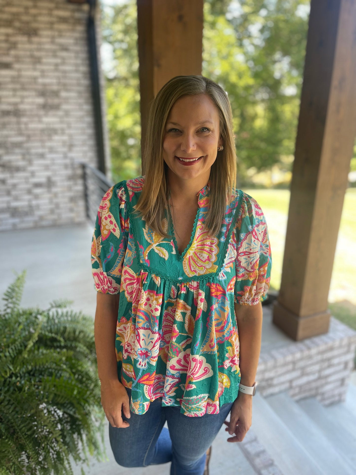 Floral Wave top