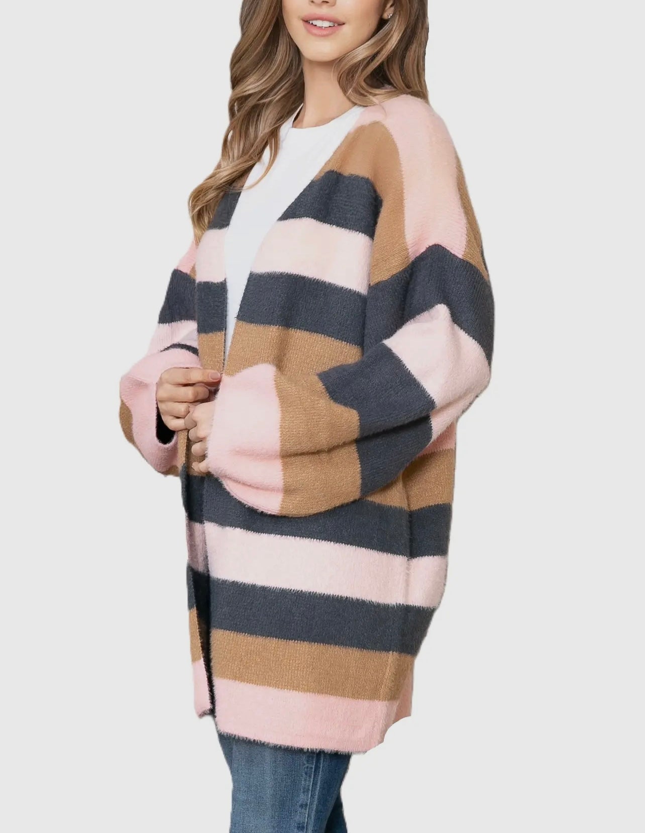 Belmont Stripe cardigan
