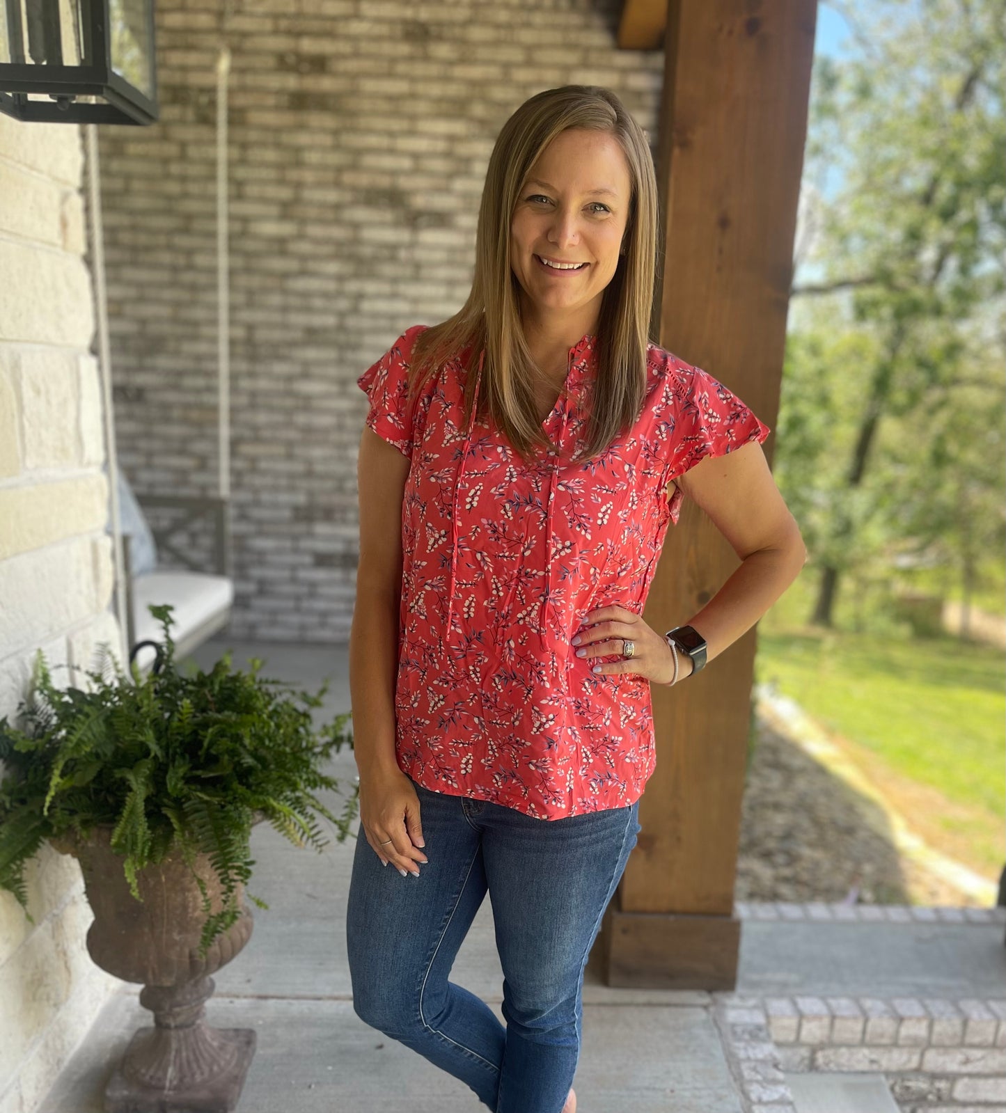 Savanna floral top