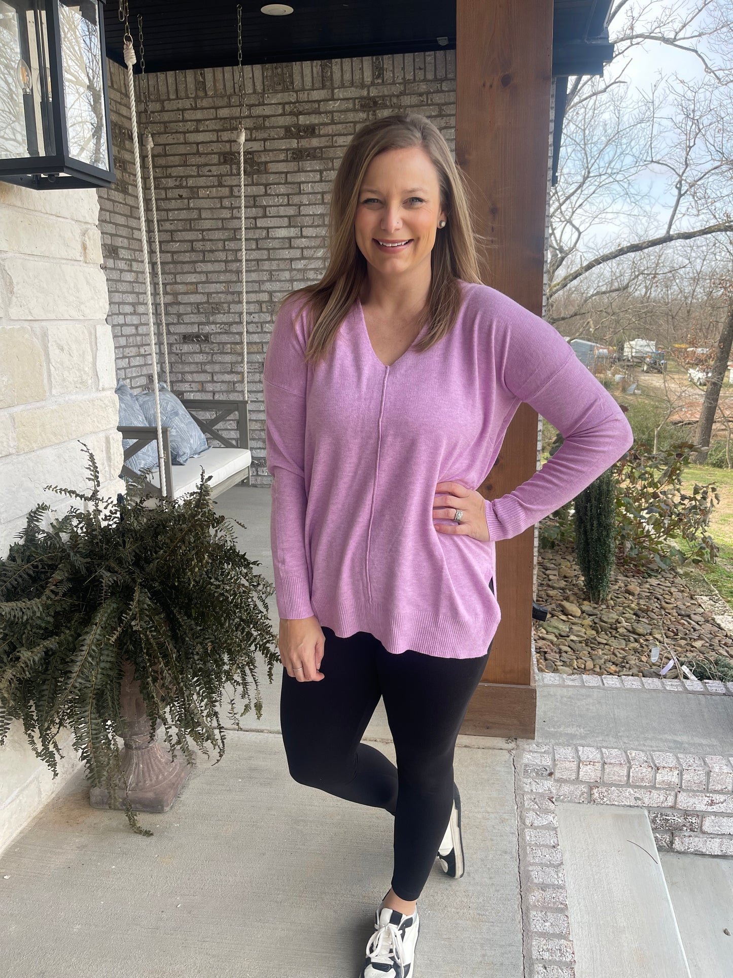 Tickled Pink Sweater