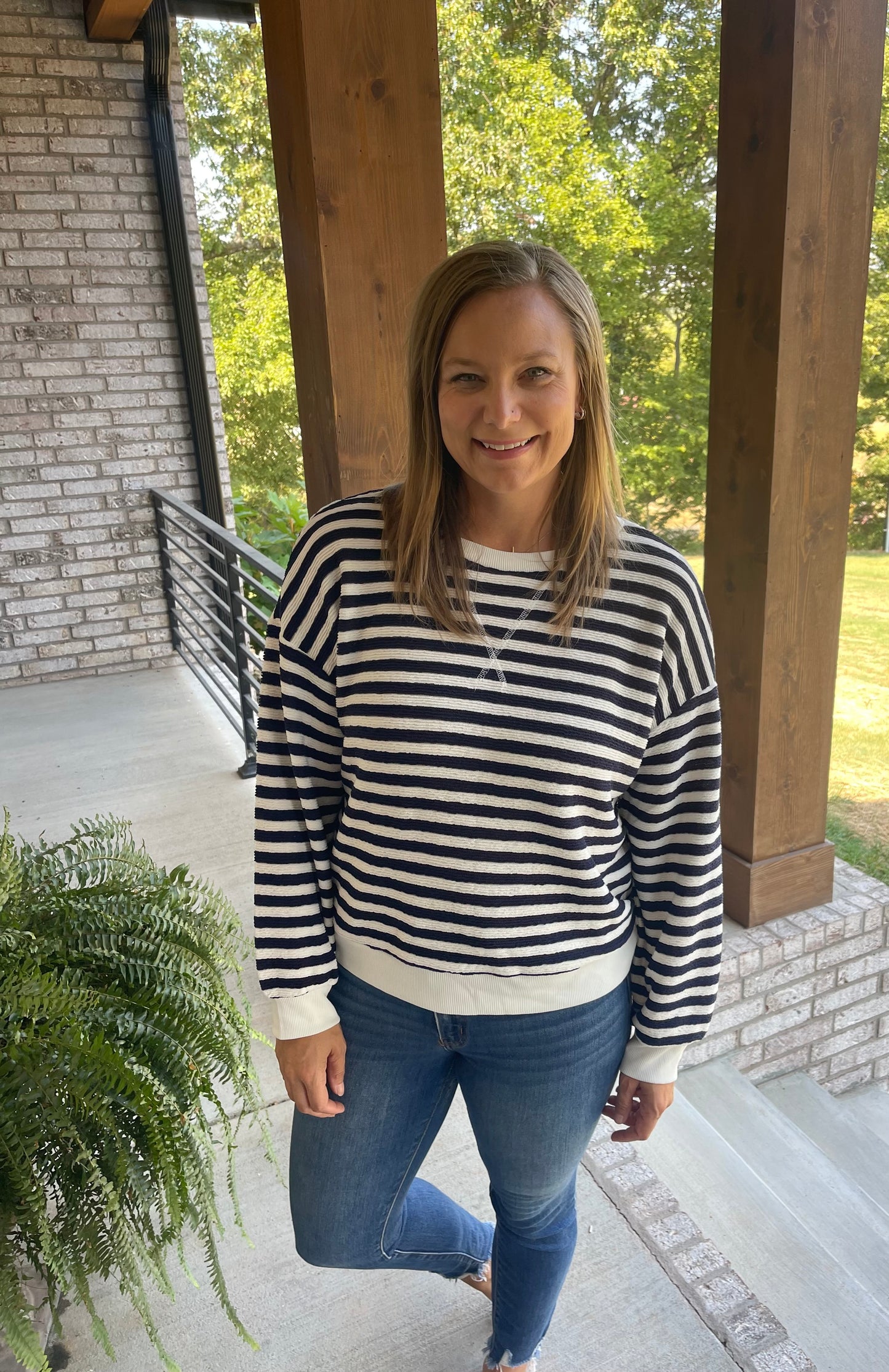 Nautical stripe top